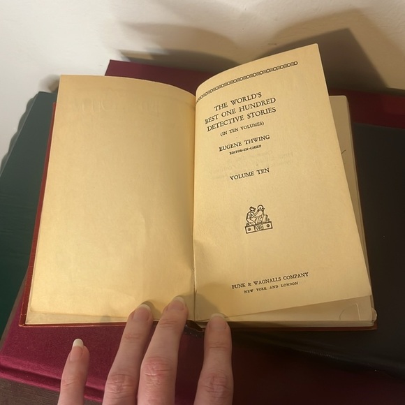 The World’s Best 100 Detective Stories Hardcover Book Volume Ten Copyright 1929 - Picture 9 of 11